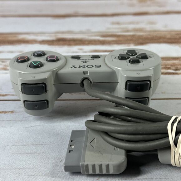 Official Sony PlayStation 1 PS1 Controller Grey SCPH-1080 - tested and working - Picture 4 of 5